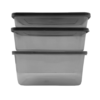 Kit tuppers grandes x 3