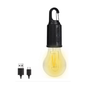 Foco recargable LED  luz cálida camping