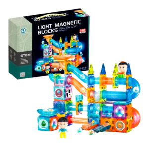 Bloques Magnéticos 142 Pcs Con Luz