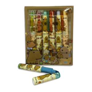Set de marcadores capybara x 6 pcs