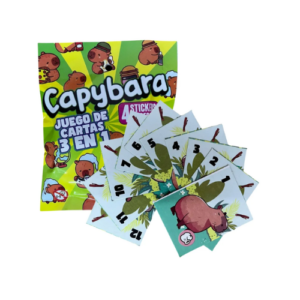 Capybara cartas 3 en 1